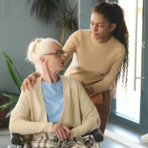 Carer Taking Patient home_ Hospital to Home Care (Discharge Support)